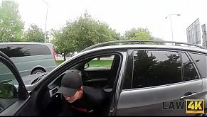 LAW4k. Sweet lassie Leanne Lace knows how to avoid arrest using her hot body