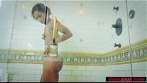 Ebony teen with big camel toe prefers big cock in ass