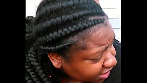 Backshot this big booty bitch on da porch