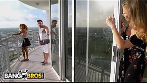 BANGBROS - Peter Green Cheats On His GF With Busty Stepmom Britney Amber