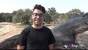 Blind date with a pornstar, can you imagine? First FAKings's nude picnic with Natalia Ruso