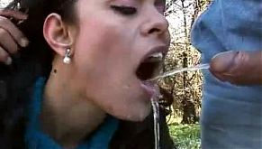 Veronika Jane Fucks Two Piss Cocks