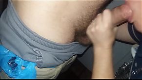 Someones wife giving head in the backroom 53 sec