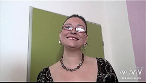 MMV FILMS Casting a chubby MILF