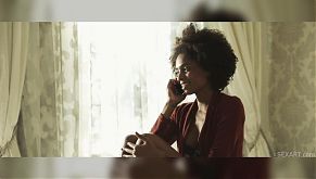 Как негритянка приготовилась на свидание