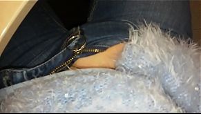 Girl Masturbates at work